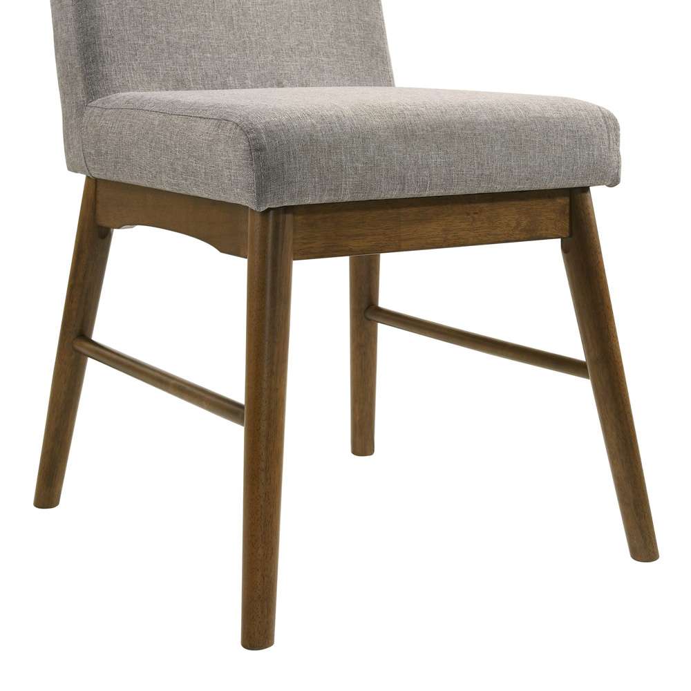 Picket House Furnishings - Zuma Dining Side Chair with Warm Fabric in Walnut (Set of 2) - D-4650-5-SC veiw 4