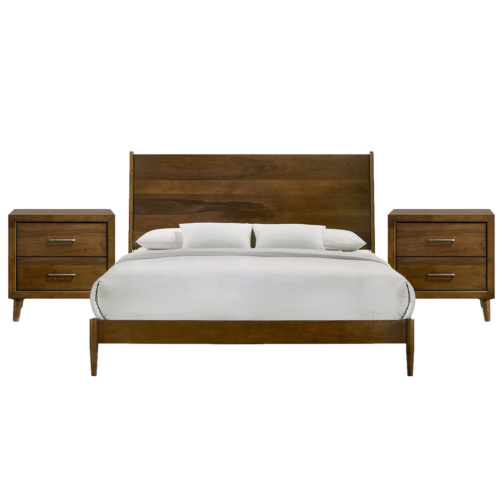 Picket House Furnishings - Zuma King 3PC Bedroom Set in Walnut - MC400KBNS2 view 1