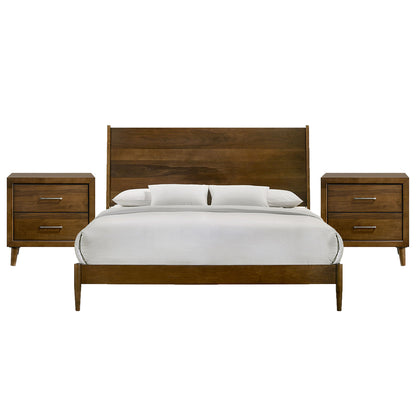 Picket House Furnishings - Zuma King 3PC Bedroom Set in Walnut - MC400KBNS2 view 1