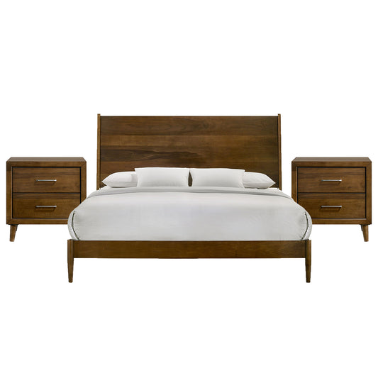 Picket House Furnishings - Zuma King 3PC Bedroom Set in Walnut - MC400KBNS2 view 1