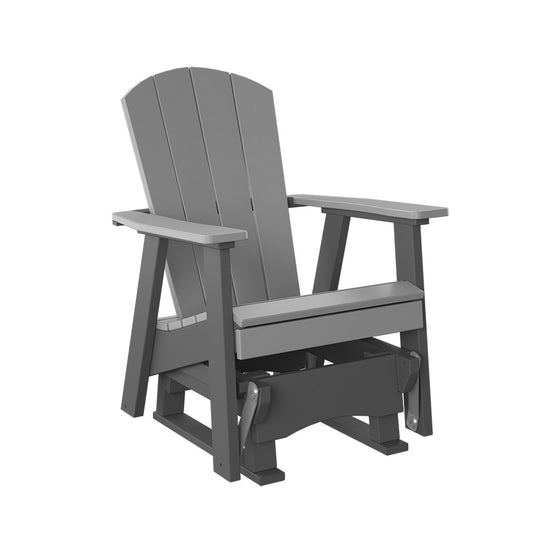 Polybird - 2' Chair Glider Light Gray And Charcoal - P30-LG-CH view 1
