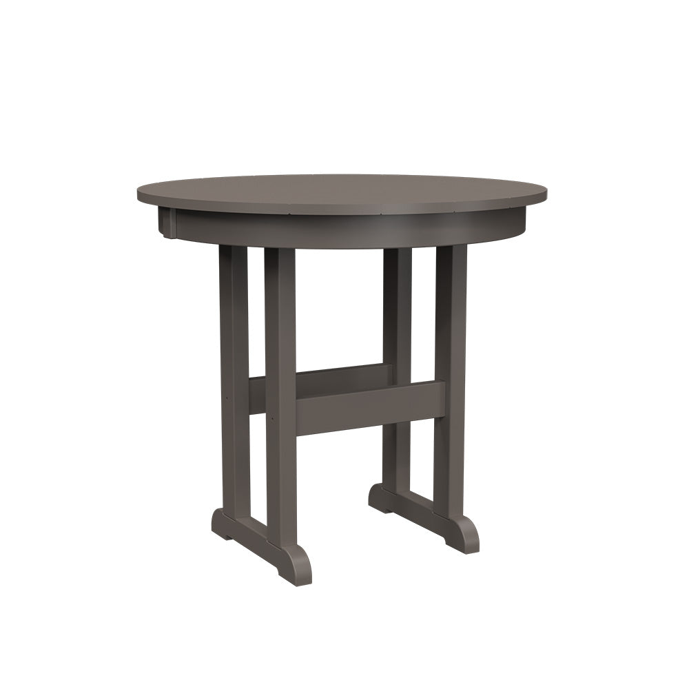 Polybird - 33" Round Table charcoal - P17-R-CH view 1