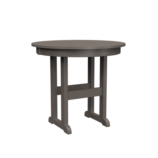 Polybird - 33" Round Table charcoal - P17-R-CH view 1