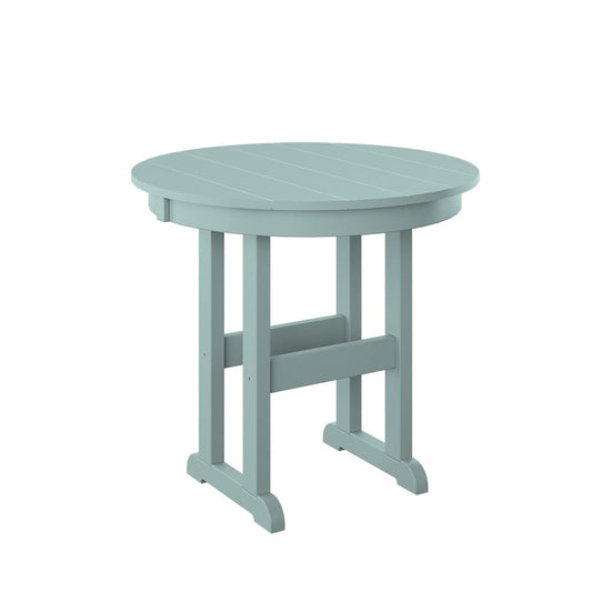 Polybird - 33" Round Table "Counter Height" Sage - P17-C -SG view 1