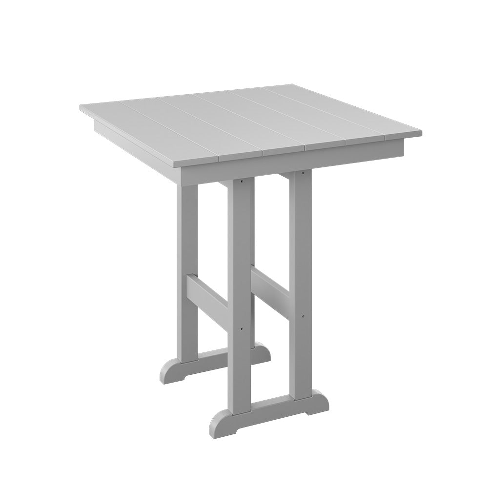 Polybird - 33" Square Table "Counter Height" White - P18-C-WT view 1