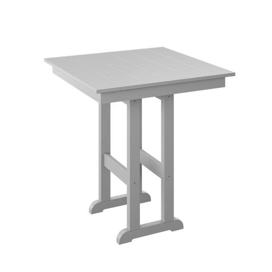 Polybird - 33" Square Table "Counter Height" White - P18-C-WT view 1