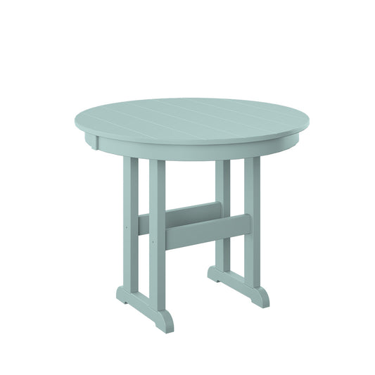 Polybird - 38" Round Table "Counter Height" Sage - P15-C-SG view 1