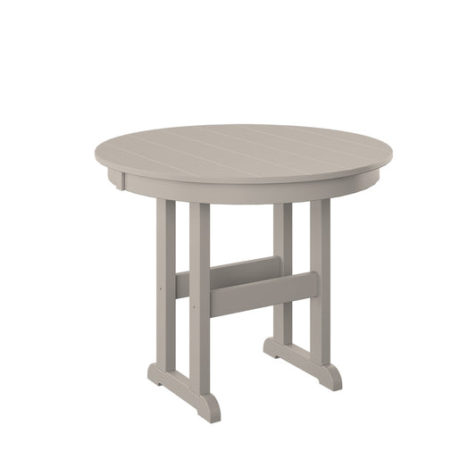 Polybird - 38" Round Table "Counter Height" Sand - P15-C-SN view 1