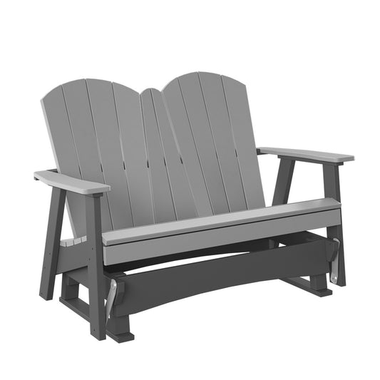 Polybird - 4' Chair Glider Light Gray And Charcoal - P31-LG-CH view 1