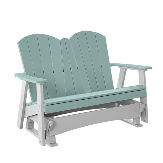 Polybird - 4' Chair Glider Sage And White - P31-SG-WT view 1