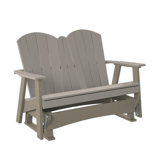 Polybird - 4' Chair Glider Sand And Weatherwood - P31-SN-WW view 1