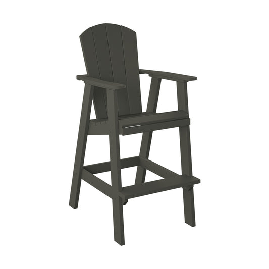 Polybird - Balcony Chair "Bar Height" Coffee - P4-B-CF view 1