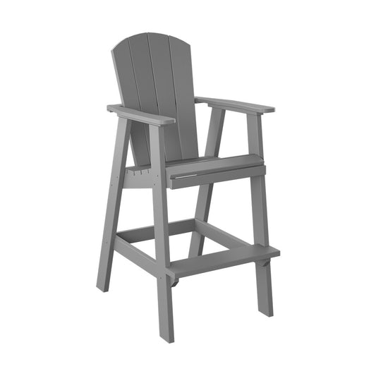 Polybird - Balcony Chair "Bar Height" Light Gray - P4-B-LG view 1