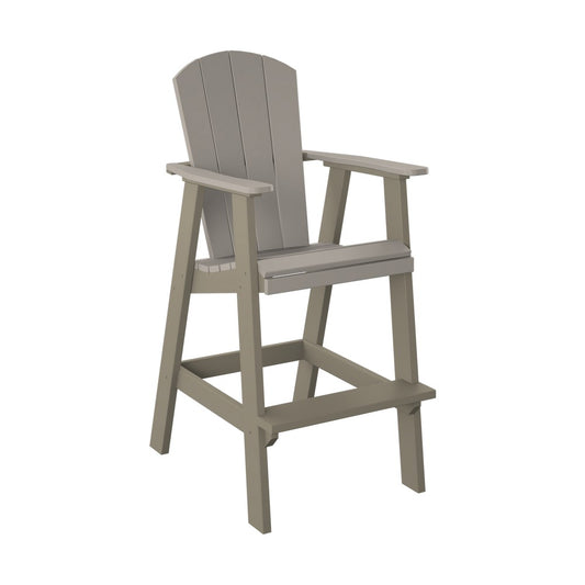 Polybird - Balcony Chair "Bar Height" Sand And Weatherwood - P4-B-SN-WW view 1
