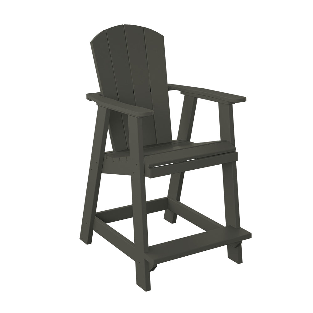 Polybird - Balcony Chair "Counter Height" Coffee - P4-C-CF view 1