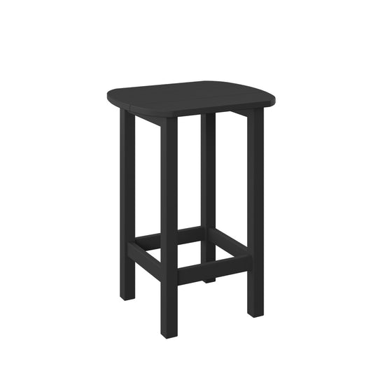 Polybird - Balcony End Table Black - P50-BK view 1