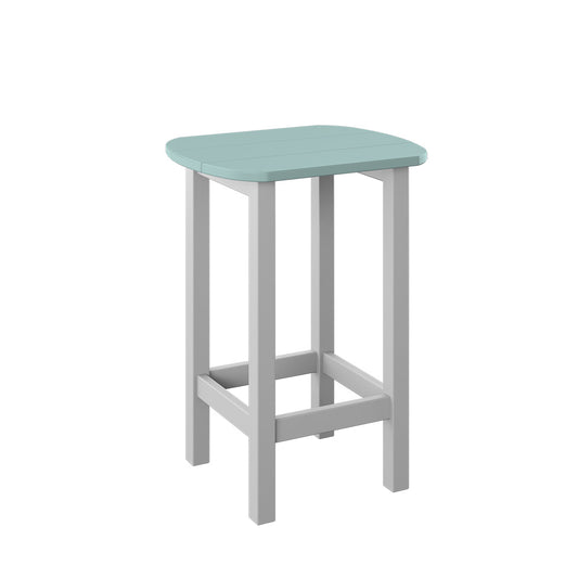 Polybird - Balcony End Table Sage And White - P50-SG-WT view 1