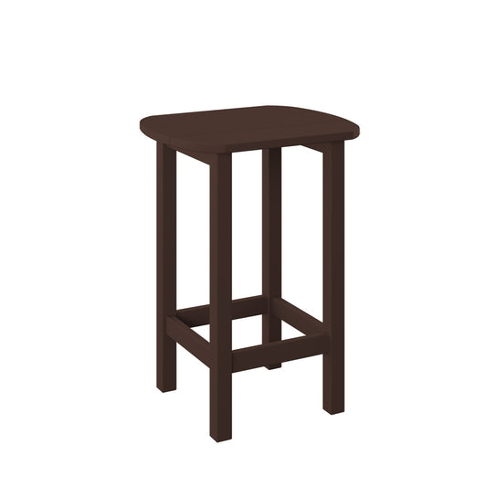 Polybird - Balcony End Table Tudor Brown - P50-TB view 1