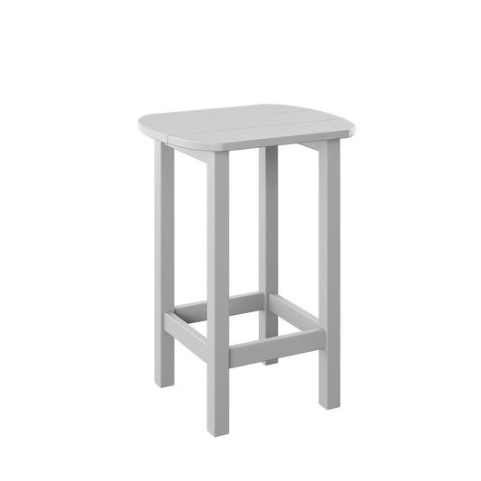 Polybird - Balcony End Table White - P50-WT view 1