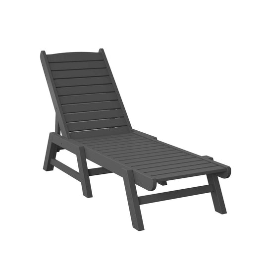 Polybird - Chaise Lounge Charcoal - P70-CH view 1