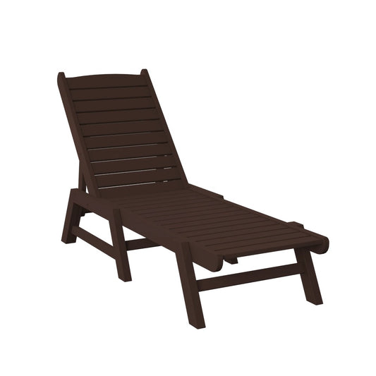 Polybird - Chaise Lounge Tudor Brown - P70-TB view 1