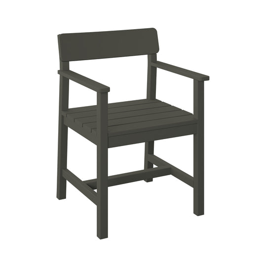 Polybird - Club Dining Chair Coffee - P95-R-CF view 1