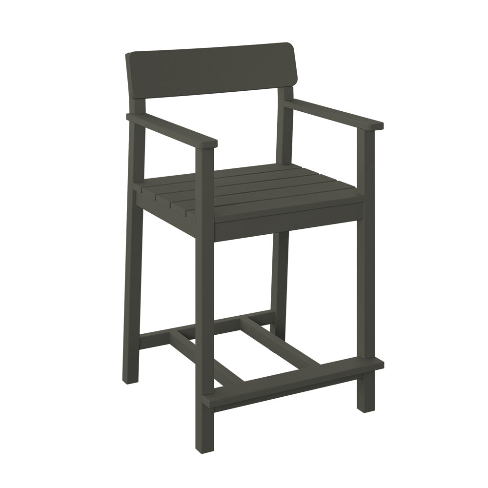 Polybird - Club Dining Chair "Counter Height" Coffee - P95-C-CF view 1