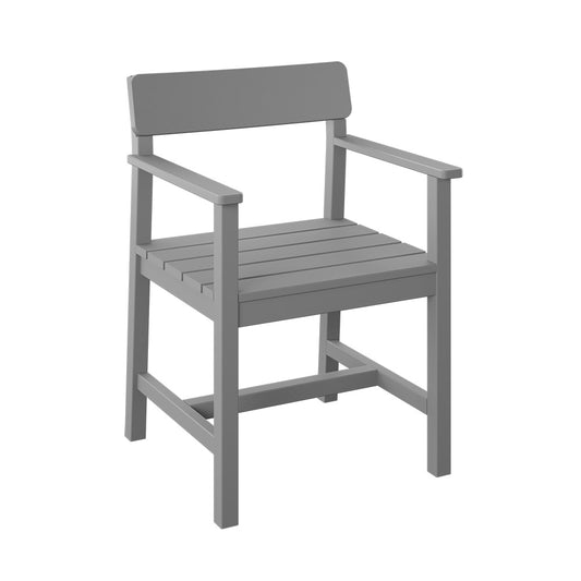 Polybird - Club Dining Chair Light Gray - P95-R-LG view 1