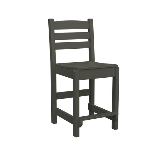 Polybird - Dining Side Chair "Counter Height" Coffee - P10-C-CF view 1