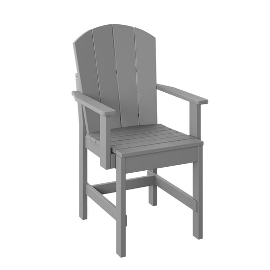 Polybird - Fanback Dining Chair Light Gray - P8-R-LG view 1
