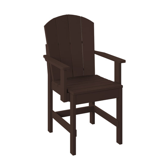 Polybird - Fanback Dining Chair Tudor Brown - P8-R-TB view 1