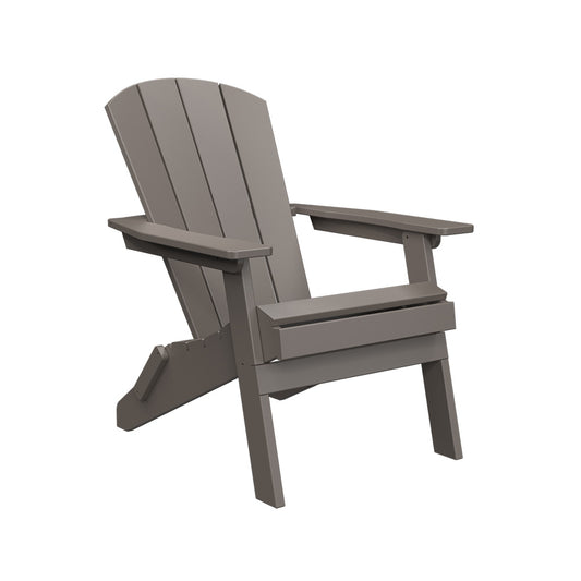 Polybird - Folding Adirondack Chair Charcoal - P3-CH view 1