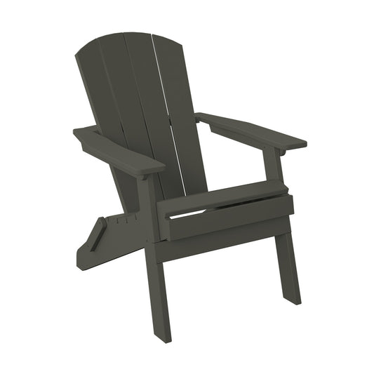 Polybird - Folding Adirondack Chair Coffee - P3-CF view 1