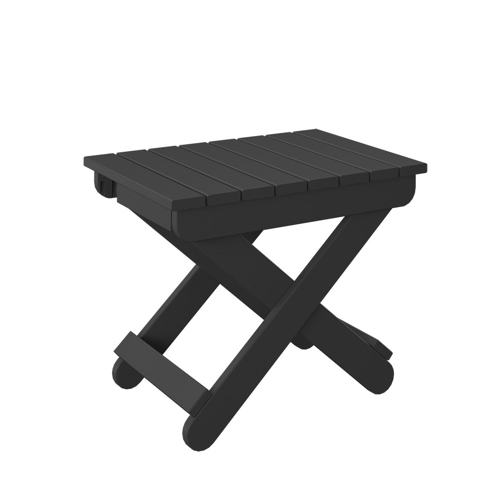 Polybird - Folding End Table Black - P46-BK view 1