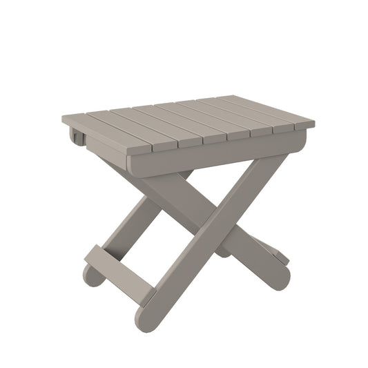 Polybird - Folding End Table Sand - P46-SN view 1