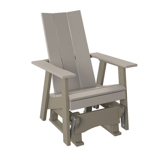 Polybird - Modern 2' Glider Chair Sand And Weatherwood - P62-SN-WW view 1