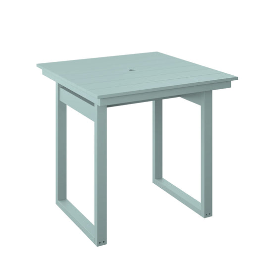 Polybird - Modern 38" Square Table "Counter Height" Sage - P131-C-SG view 1