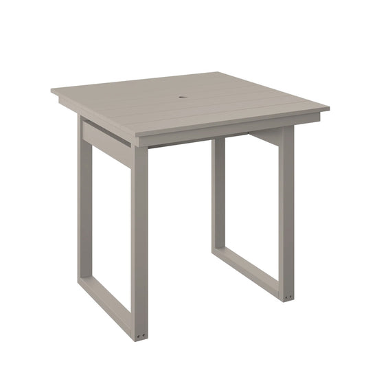 Polybird - Modern 38" Square Table "Counter Height" Sand - P131-C-SN view 1