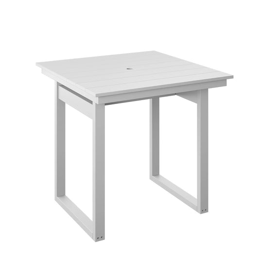 Polybird - Modern 38" Square Table "Counter Height" White - P131-C-WT view 1
