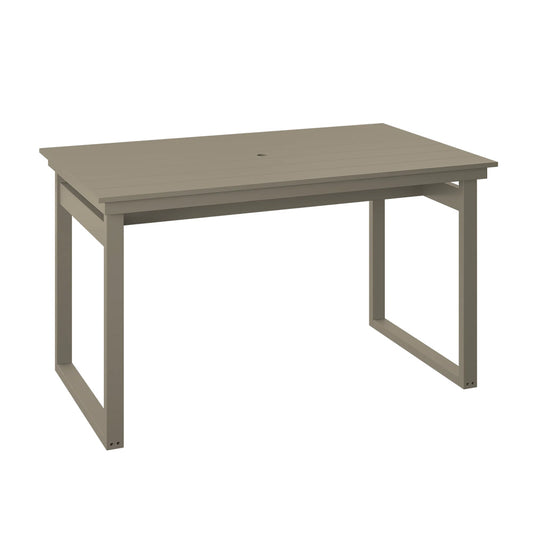 Polybird - Modern 38" X 64" Table "Counter Height" Weatherwood - P132-C-WW view 1