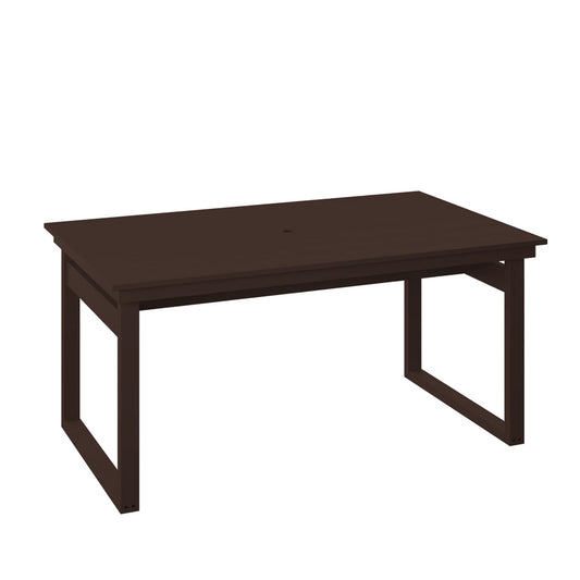 Polybird - Modern 38" X 64" Table Tudor Brown - P132-R-TB view 1