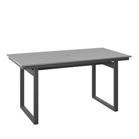 Polybird - Modern 38" X 74" Table "Counter Height" Light Gray And Charcoal - P133-C-LG-CH view 1