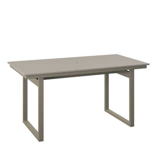 Polybird - Modern 38" X 74" Table "Counter Height" Sand And Weatherwood - P133-C-SN-WW view 1