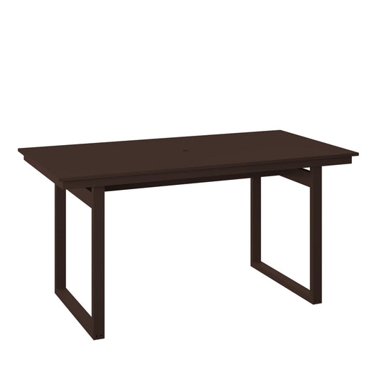 Polybird - Modern 38" X 74" Table "Counter Height" Tudor Brown - P133-C-TB view 1