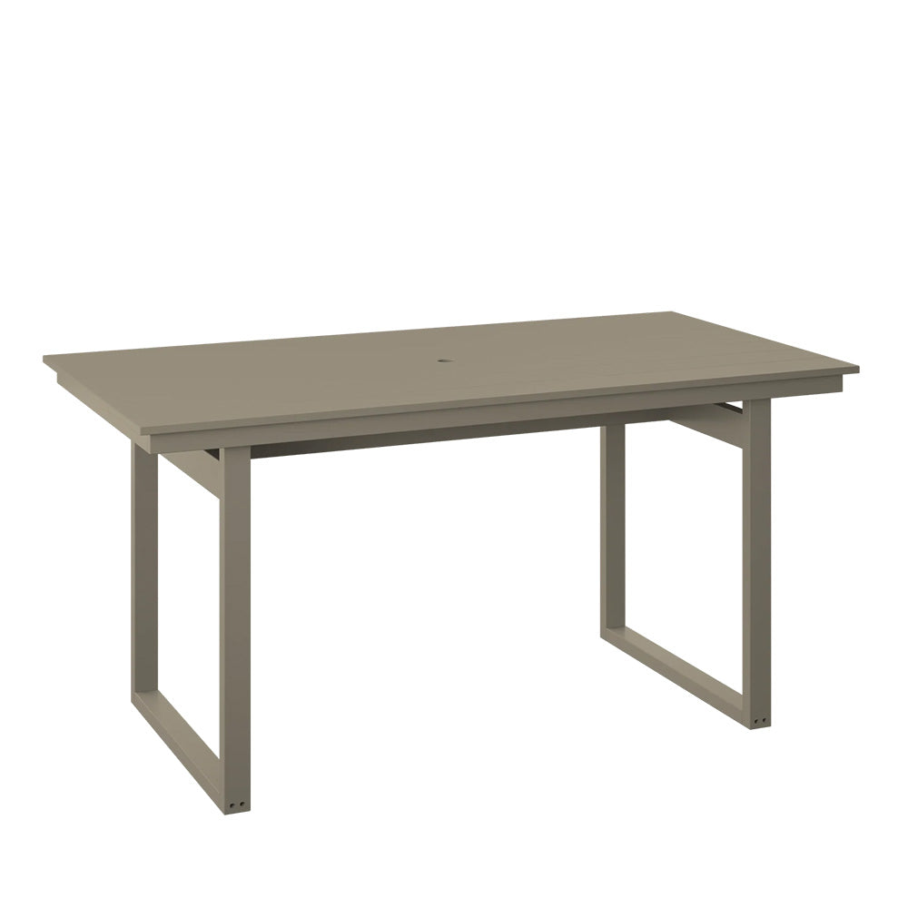 Polybird - Modern 38" X 74" Table "Counter Height" Weatherwood - P133-C-WW view 1