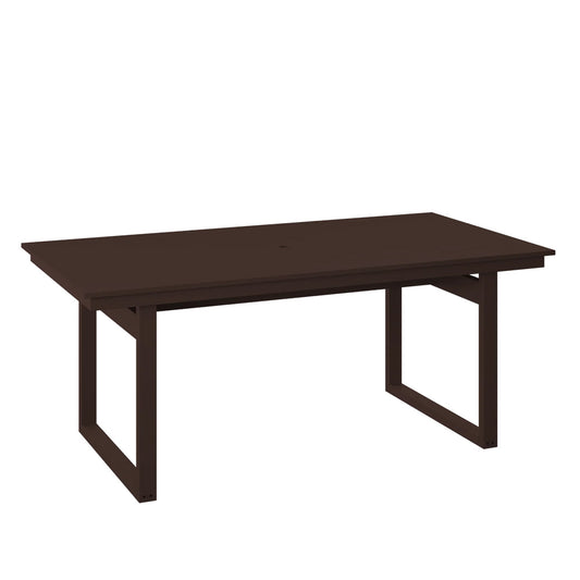 Polybird - Modern 38" X 74" Table Tudor Brown - P133-R-TB view 1