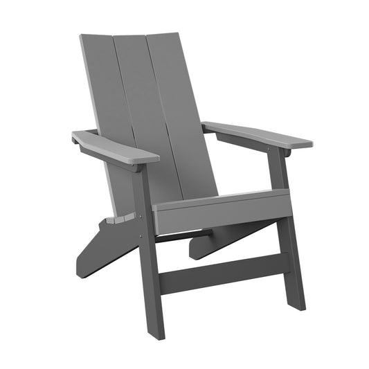 Polybird - Modern Adirondack Light Gray And Charcoal - P60-LG-CH view 1