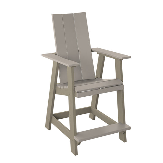 Polybird - Modern Balcony Chair Sand And Weatherwood - P64-SN-WW view 1