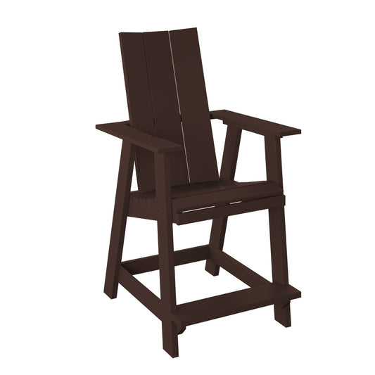 Polybird - Modern Balcony Chair Tudor Brown - P64-TB view 1