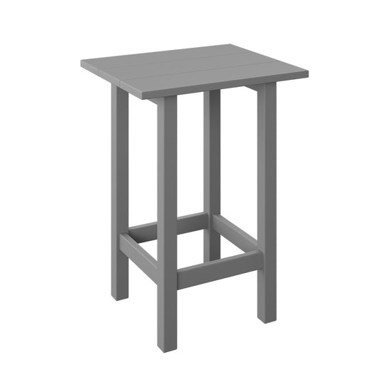 Polybird - Modern Balcony End Table light Gray - P65-LG view 1